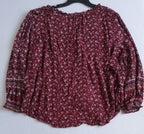 Blusa tela suave con jeans
