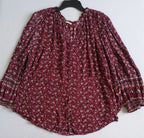 Blusa tela suave con jeans