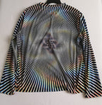 Blusa manga larga con palazzo de corduroy