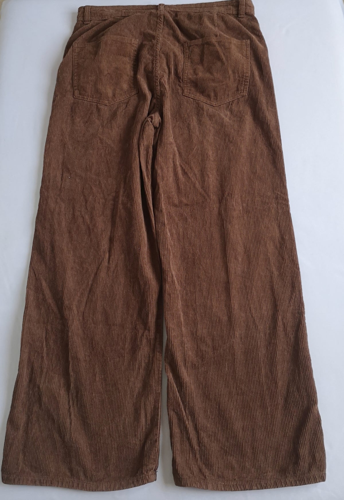 Blusa manga larga con palazzo de corduroy
