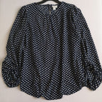 Blusa mangas bombachas y palazzo tela de vestir