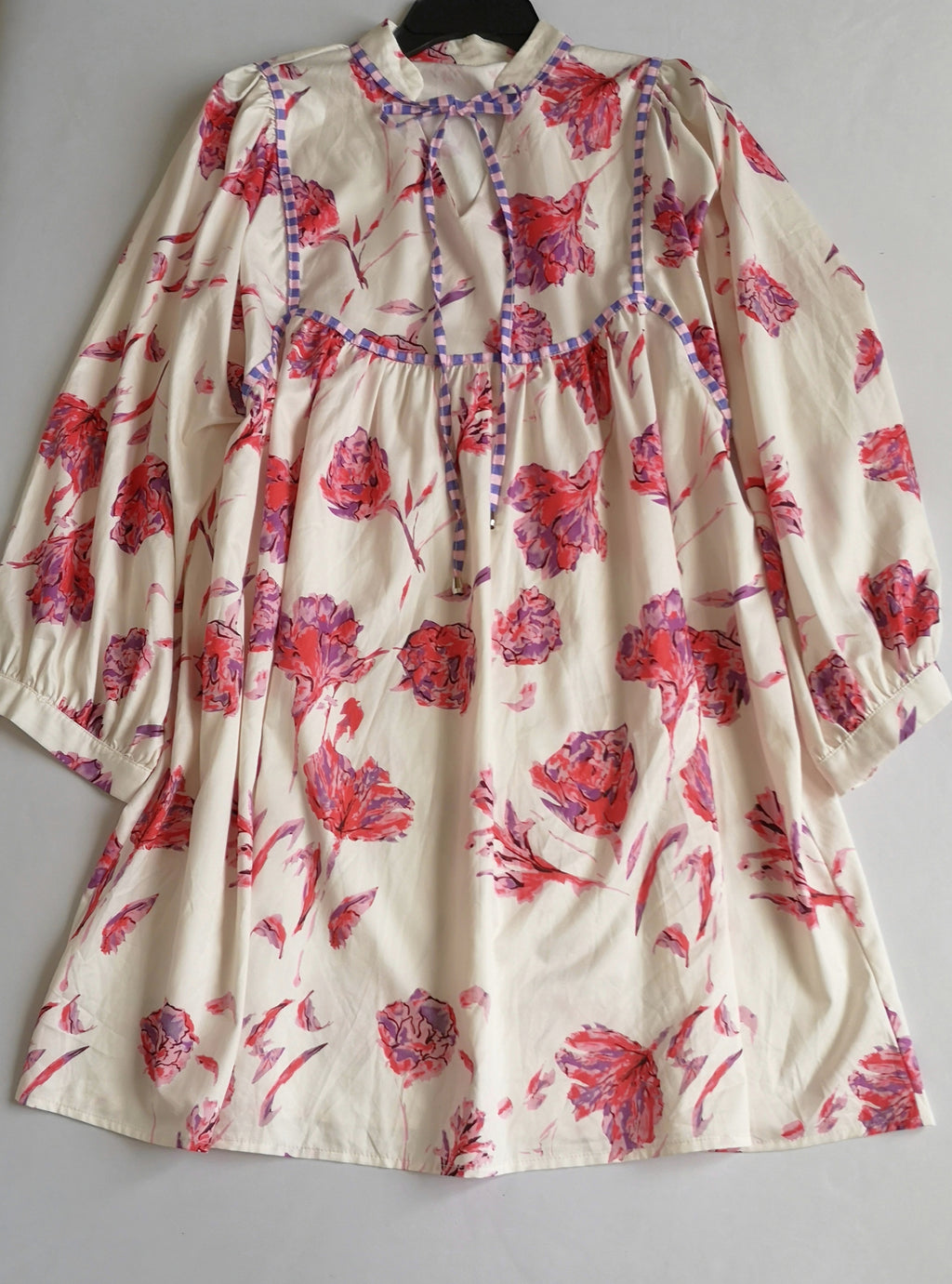 Vestido holgado manga larga