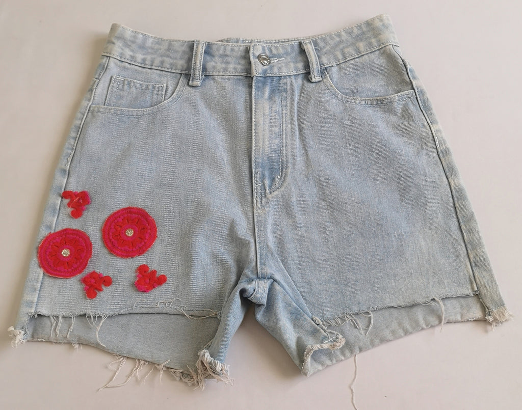 Short cintura alta con blusa manga larga ⚓