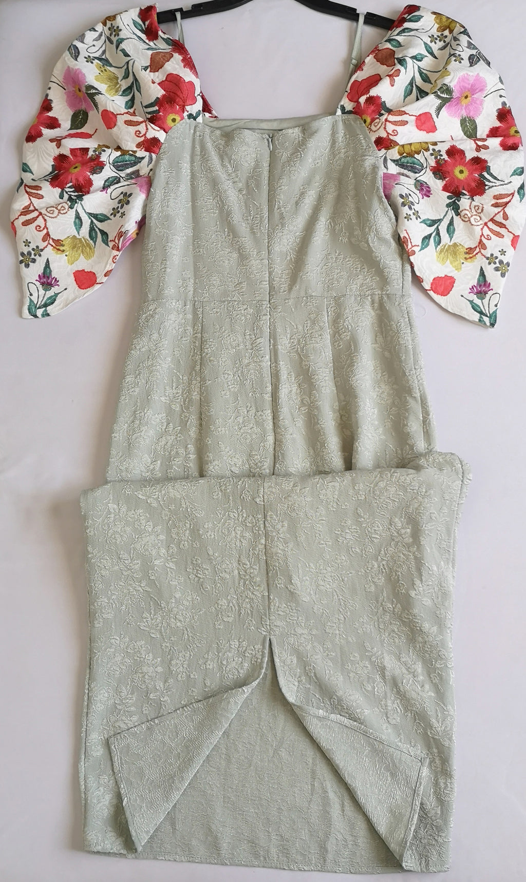 Vestido nuevo al tobillo mangas bombachas