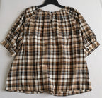 Blusa con olanes y pantalón Campana