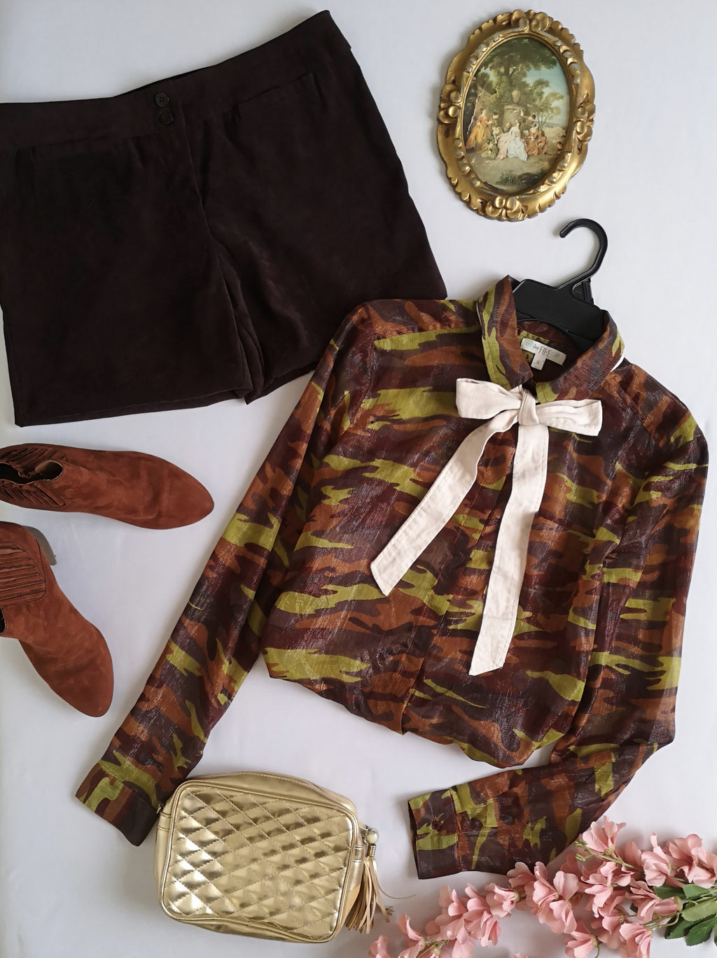 Blusa manga larga con short ⚓