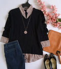 Blusa manga larga incluye collar 💙