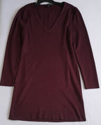 Vestido tejido mangas princesa incluye collar