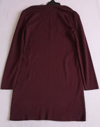 Vestido tejido mangas princesa incluye collar