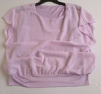 Jeans con blusa de chifón