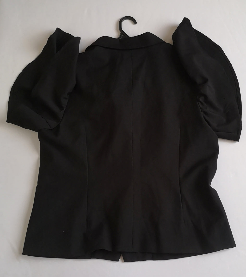 Blazer manga corta