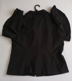 Blazer manga corta
