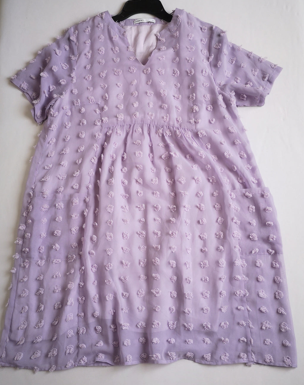 Vestido con bolsas adelante incluye cincho
