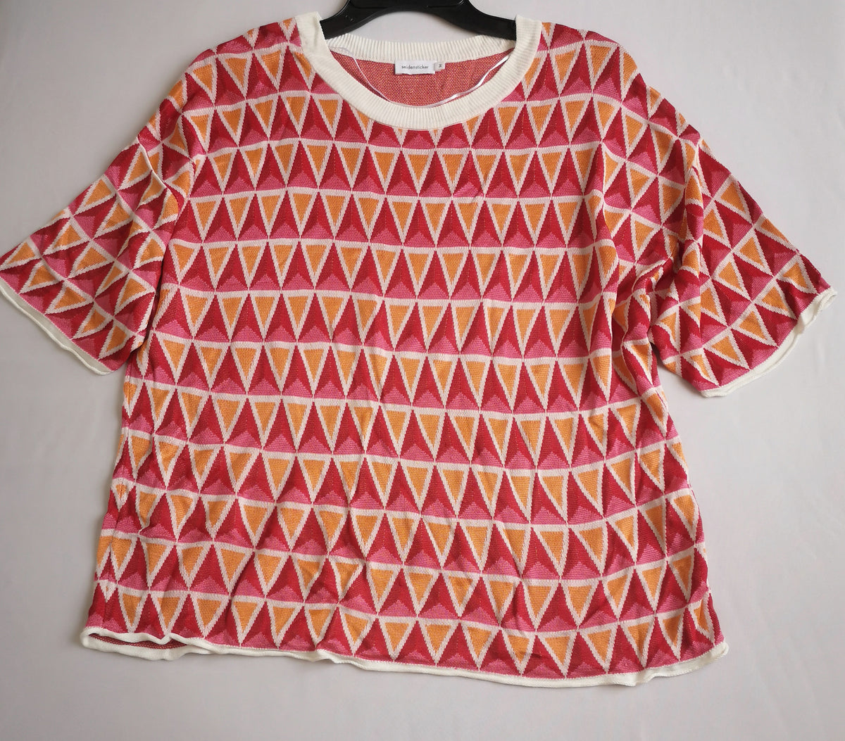 Blusa manga corta con pantalón tela suave ❤️