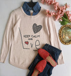 Blusa tipo sueter