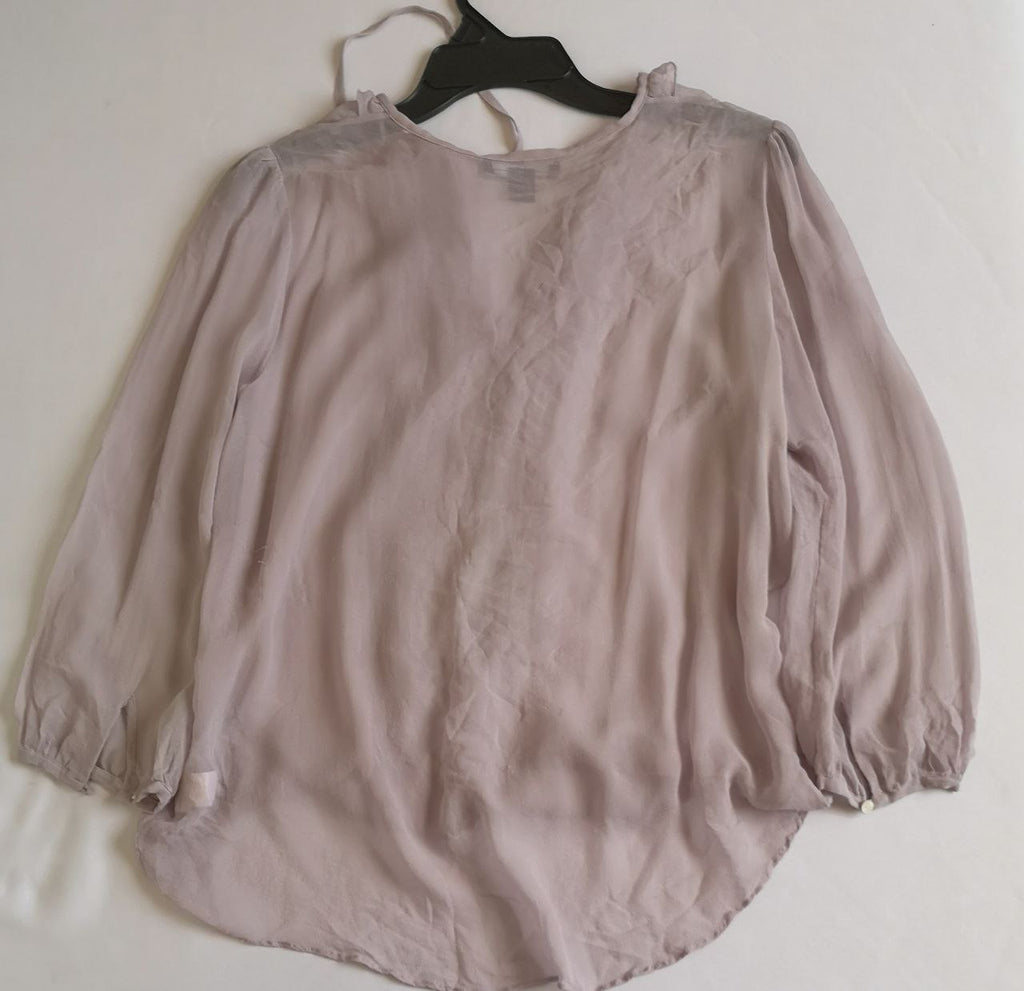 Pantalón bombacho de terciopelo con blusa