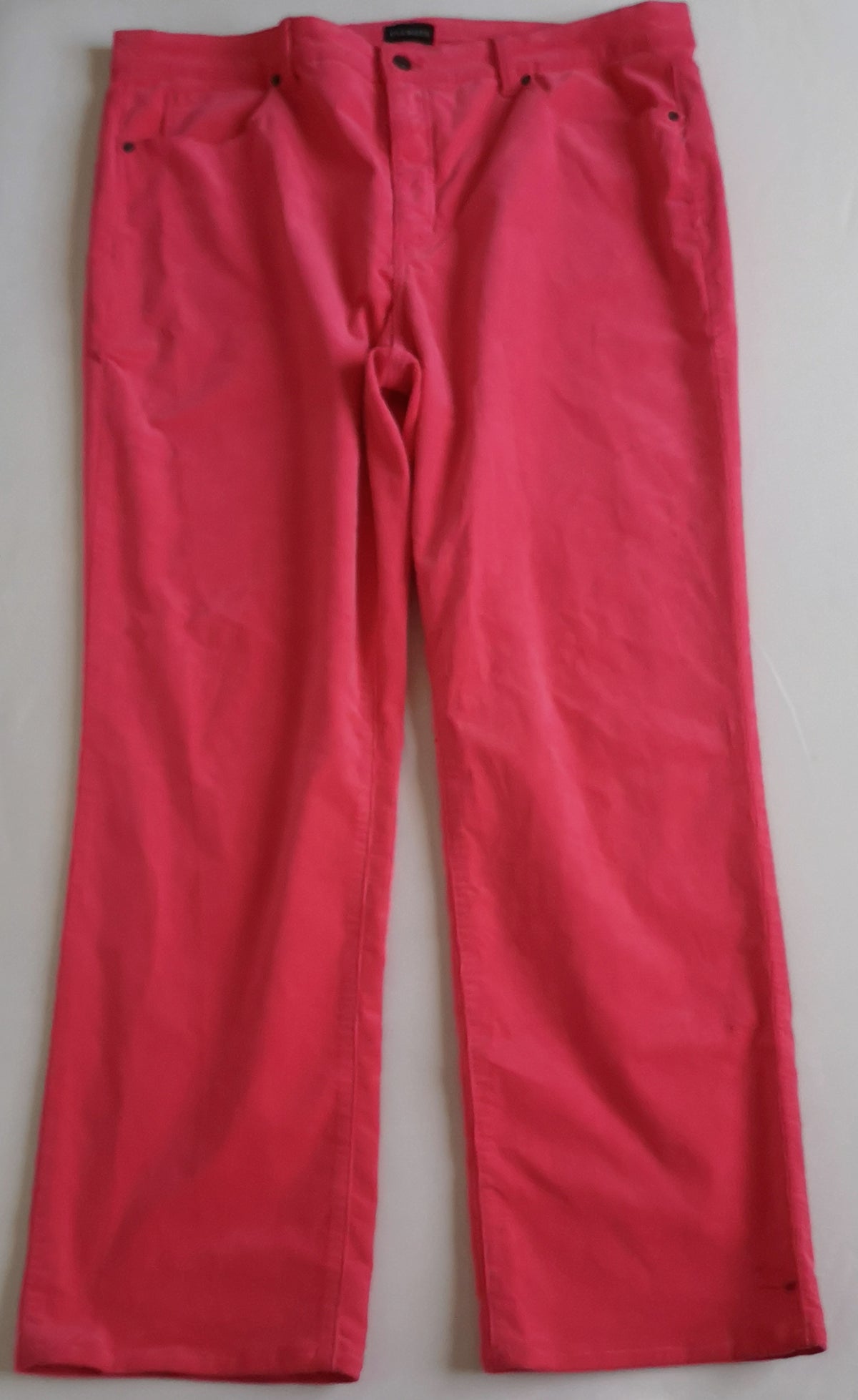 Pantalón de corduroy corte recto con blusa