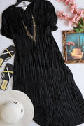 Vestido corrugado