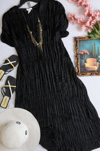 Vestido corrugado