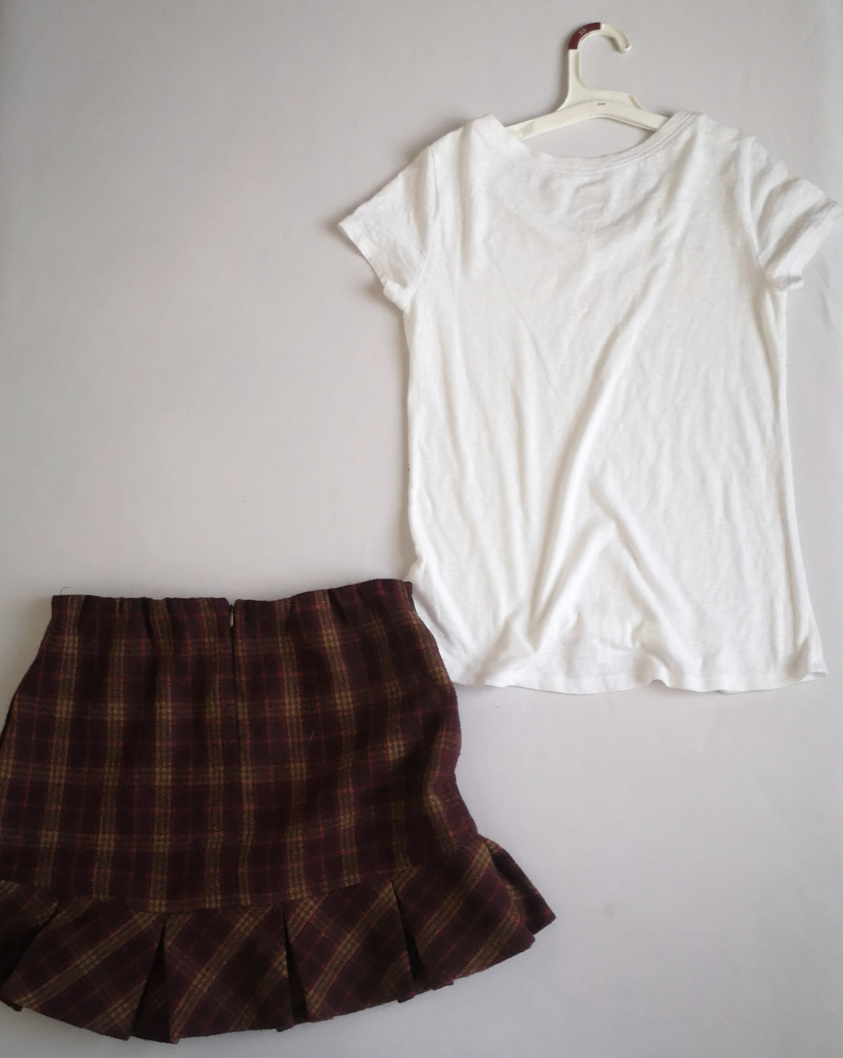 Blusa y falda con olanes 💙