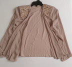 Chaqueta de chifon incluye cartera