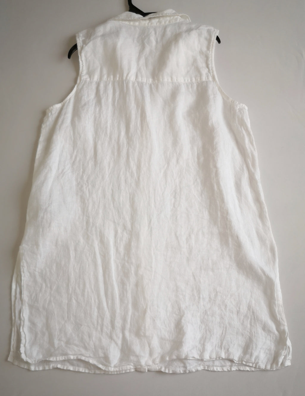 Blusa de lino larga incluye cartera