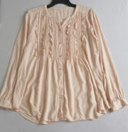 Blusa cuello redondo incluye cartera