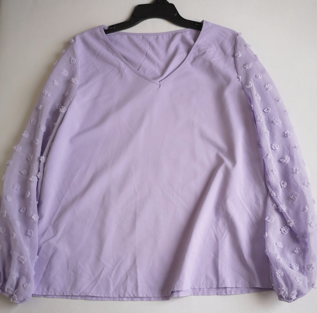 Blusa manga larga con falda corta ⚓