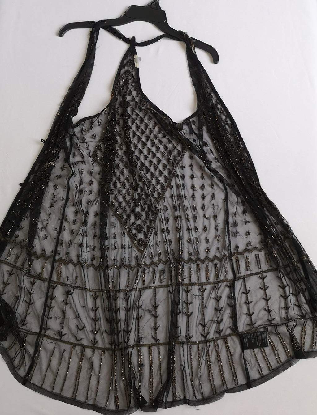 Chaleco tipo boho y blusa con olanes ⚓