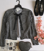 Chaqueta de seda con moño ⚓