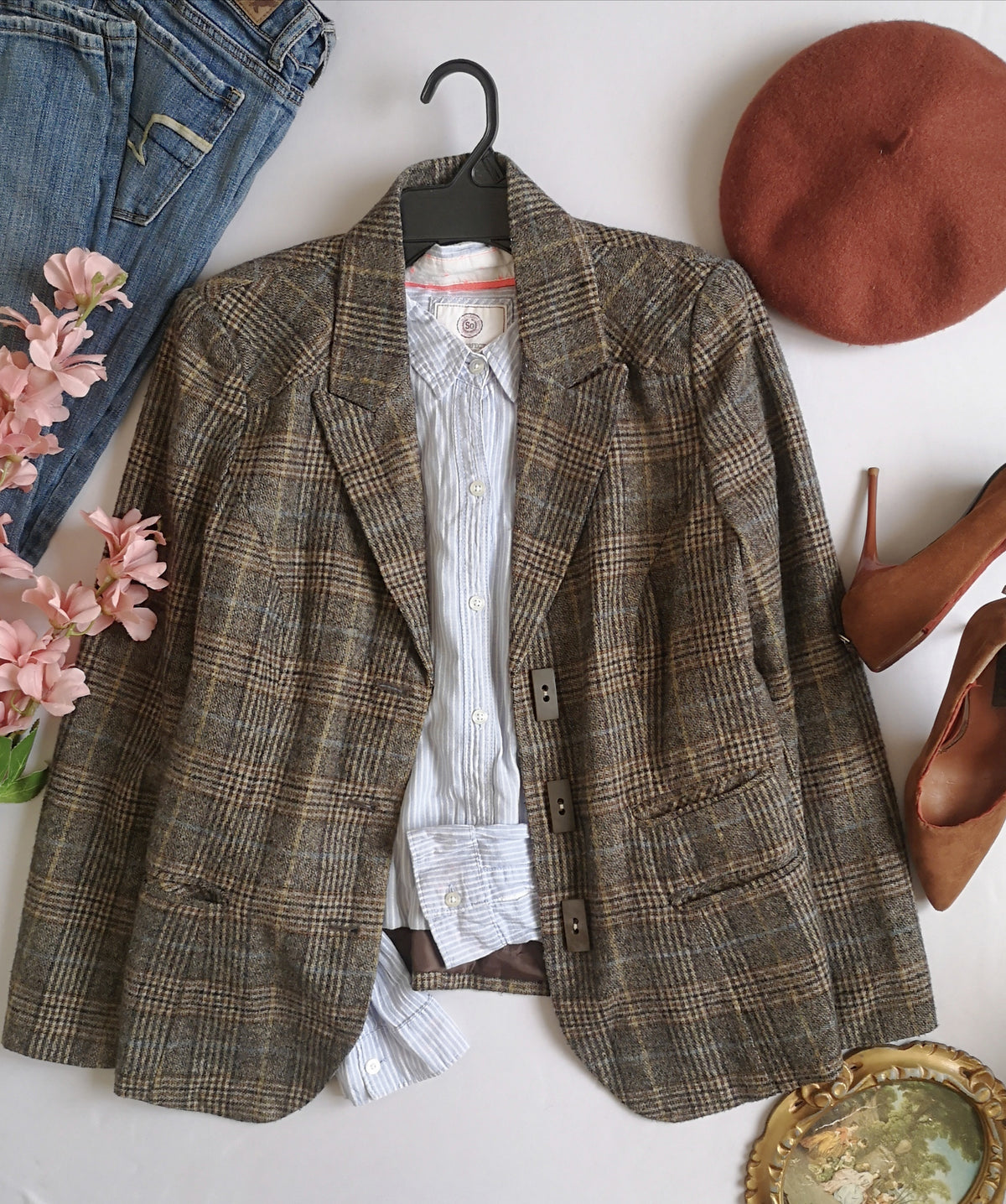 Blazer tipo lana