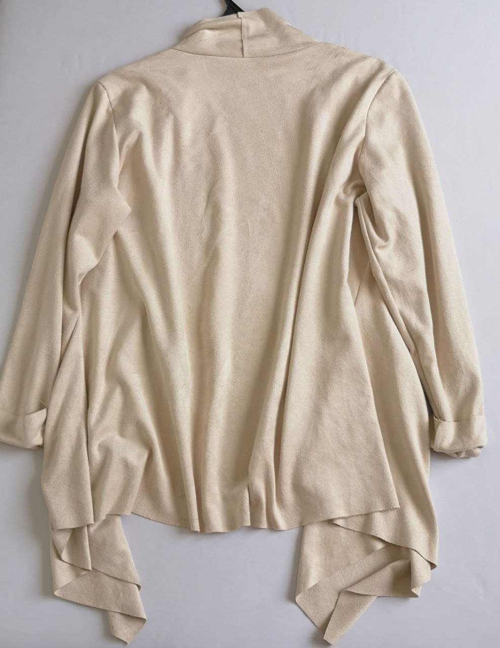 Chaqueta tela piel de durazno