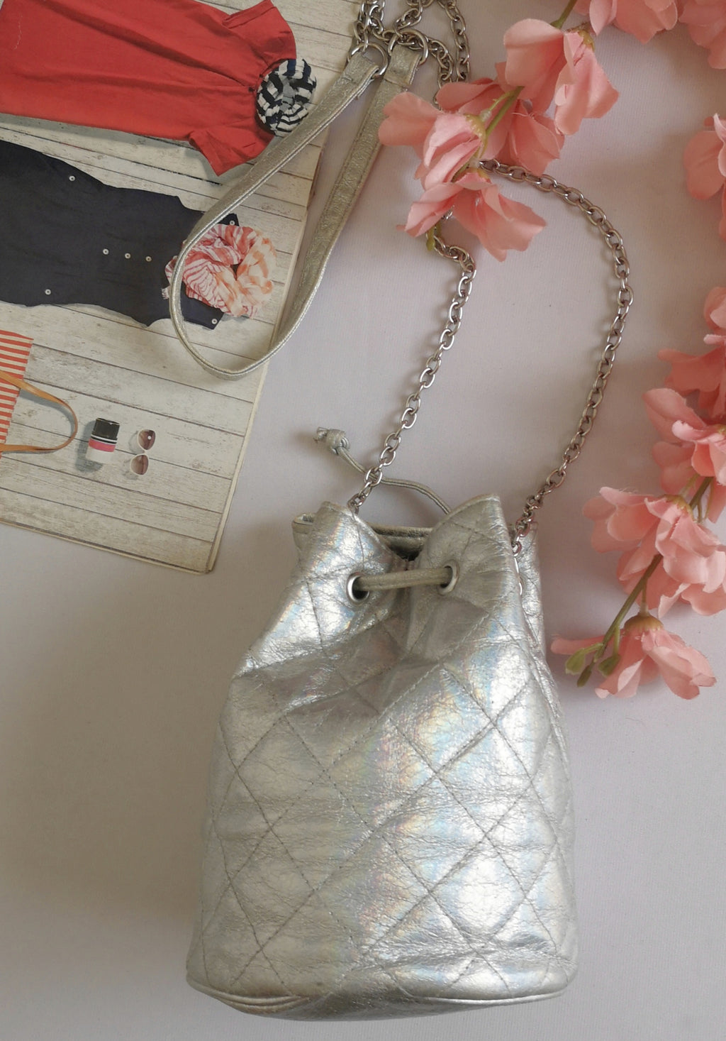 Cartera estilo bombonera