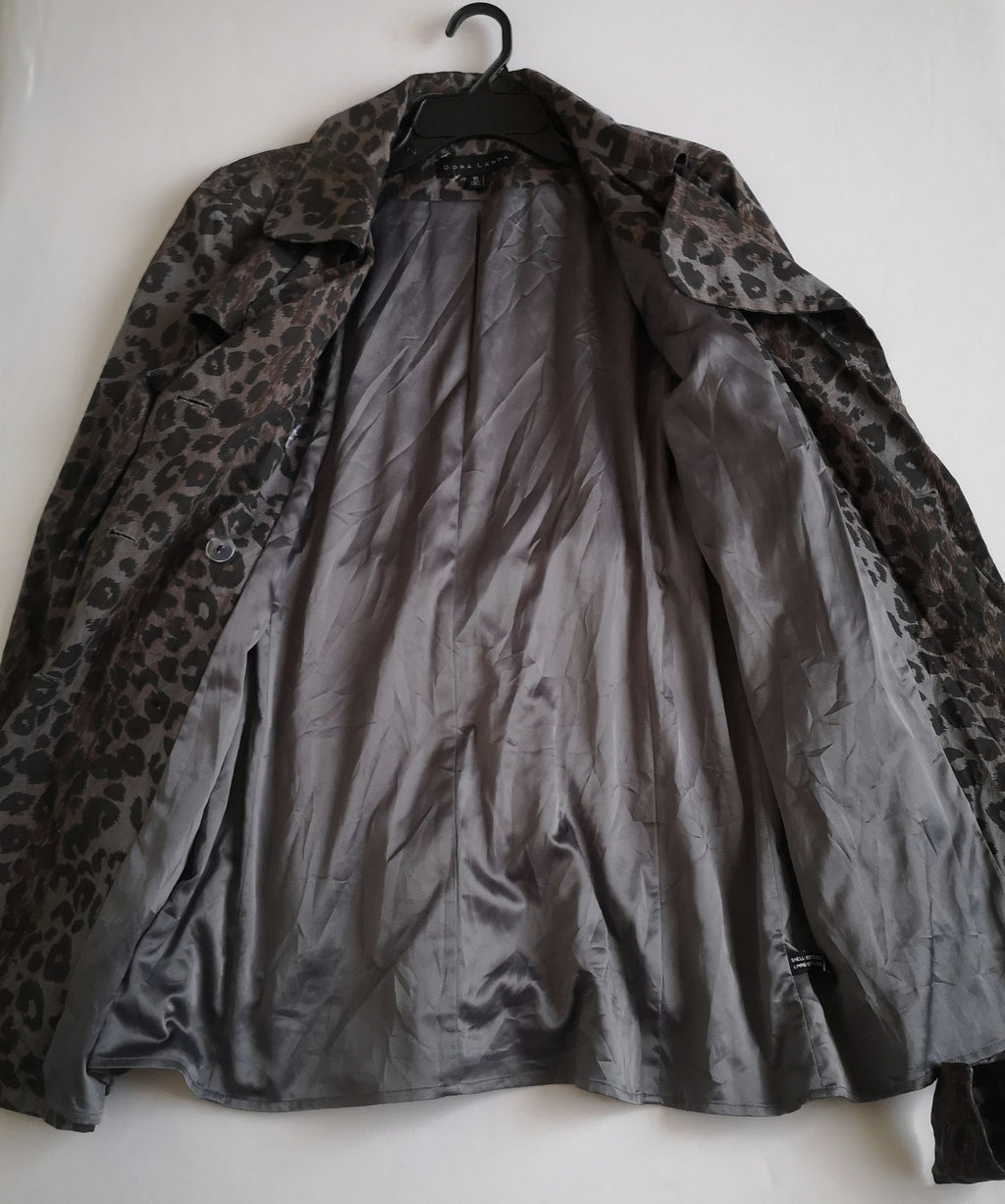 Gabardina animal print