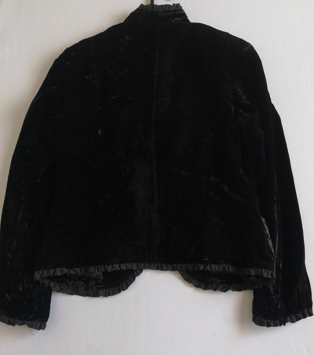 Chaqueta con botones de terciopelo