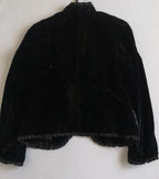 Chaqueta con botones de terciopelo