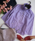 Chaqueta de algodón manga 3/4