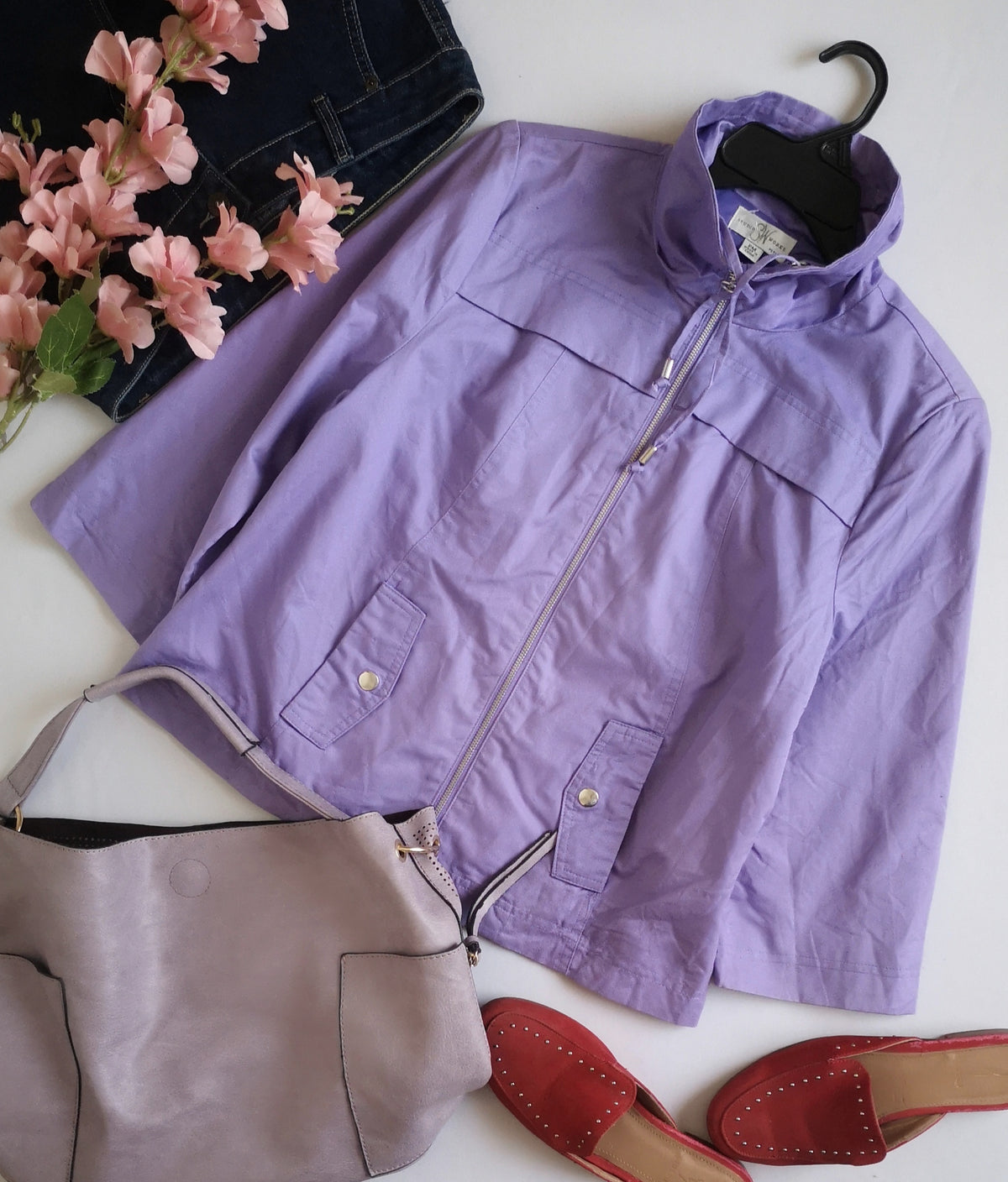 Chaqueta de algodón manga 3/4