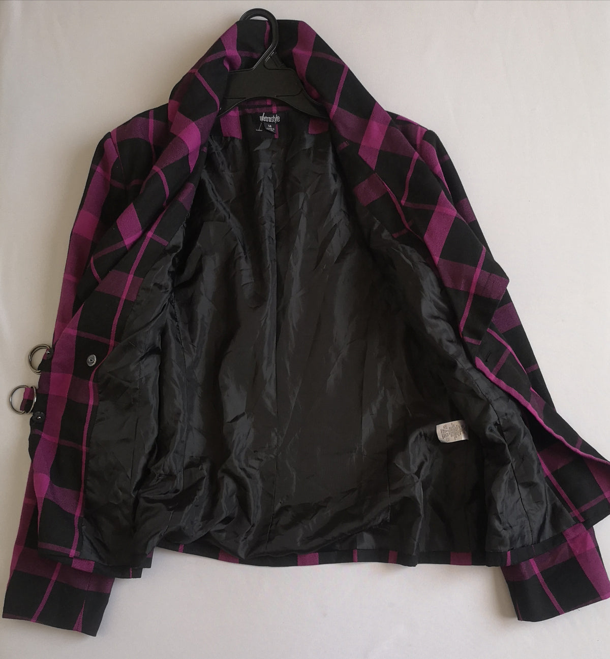 Chaqueta traslapada