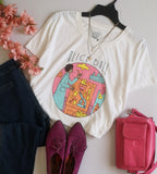 Blusa corta de algodón incluye collar ❤️