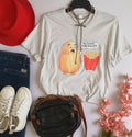 Blusa manga corta incluye collar