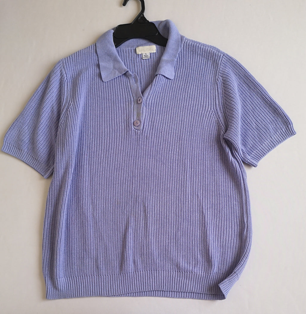 Blusa tejida incluye collar