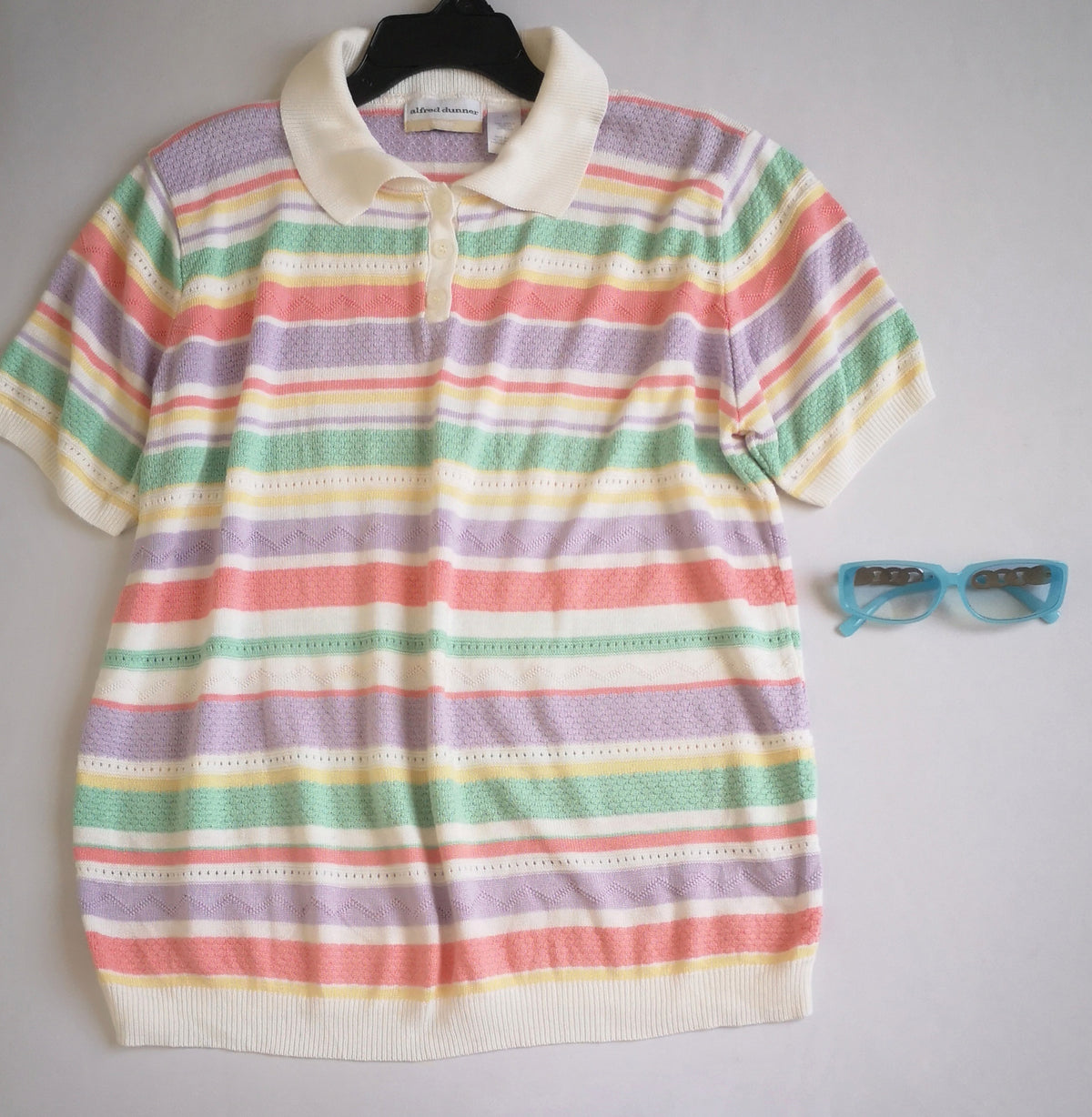 Blusa tejida tipo polo incluye lentes ❤️