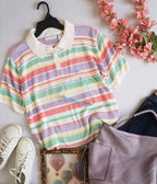 Blusa tejida tipo polo incluye lentes ❤️