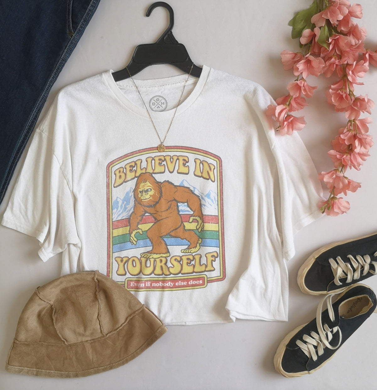 Blusa corta de algodón incluye gorro ⚓