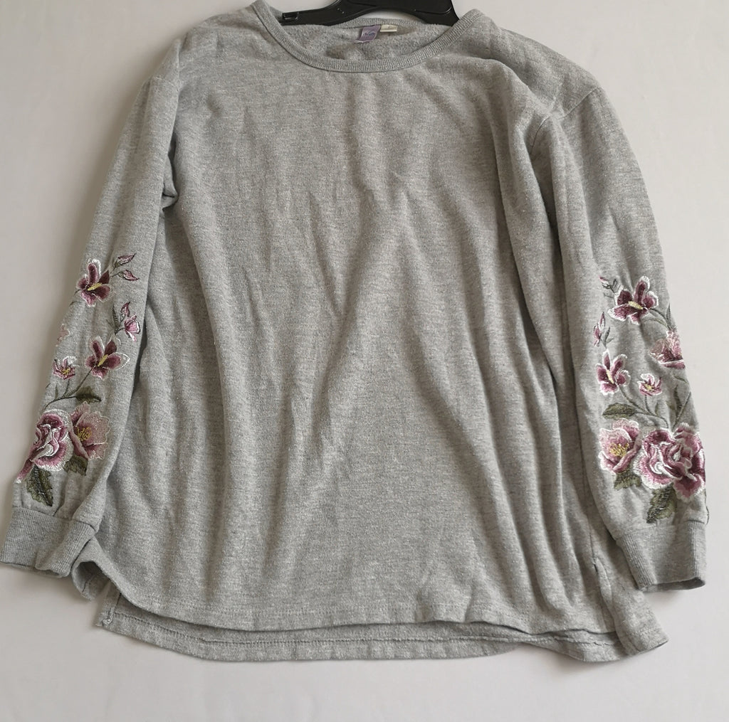 Blusa bordada de las mangas con pantalón de gabardina ⚓💙