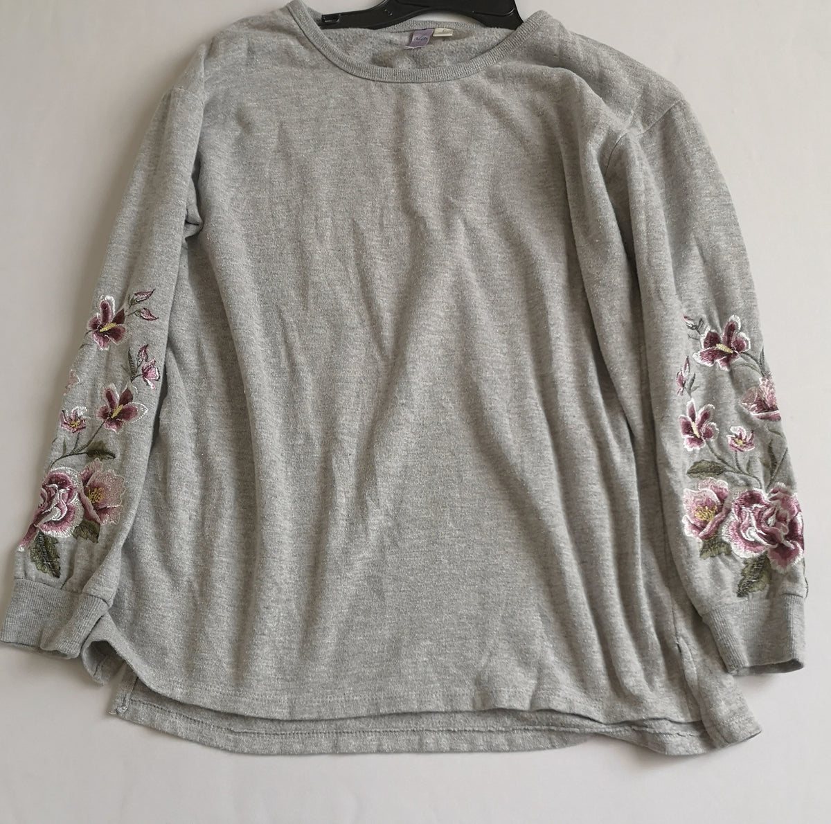 Blusa bordada de las mangas con pantalón de gabardina ⚓💙