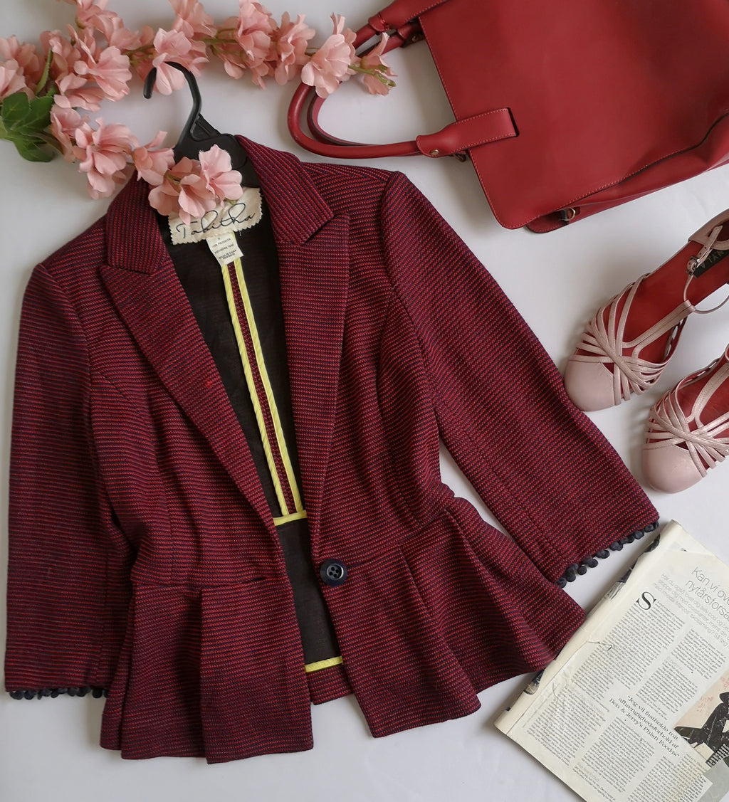 Blazer tipo peplum