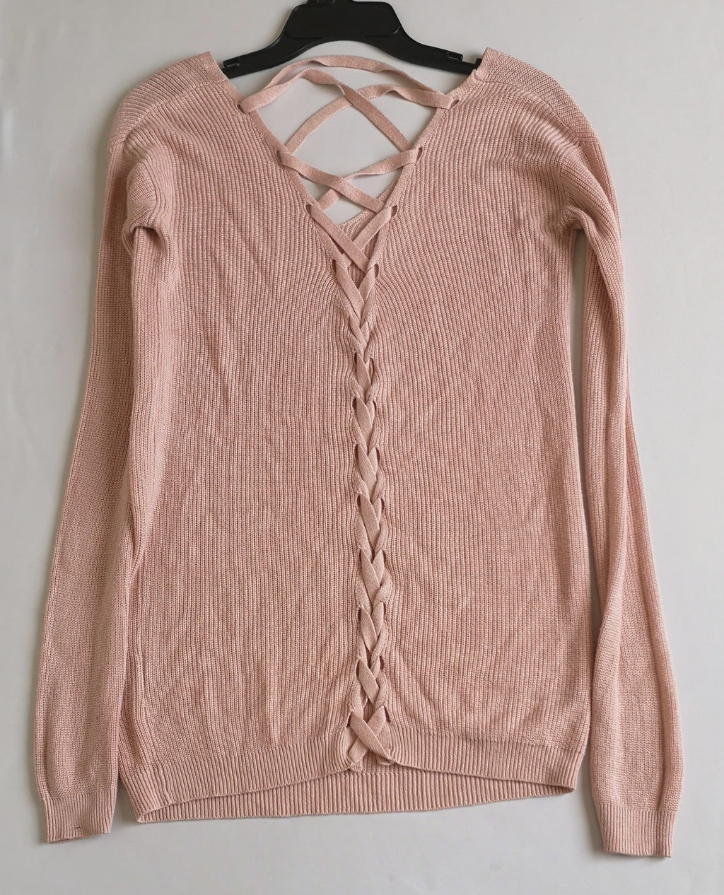Falda bordada de lino con blusa tejida ⚓