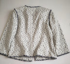 Chaqueta cuello redondo con zipper